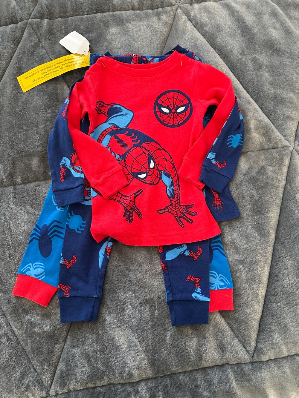 Marvel Spider-Man Red & Navy Toddler Pajama Set. Size 2T. NWT
